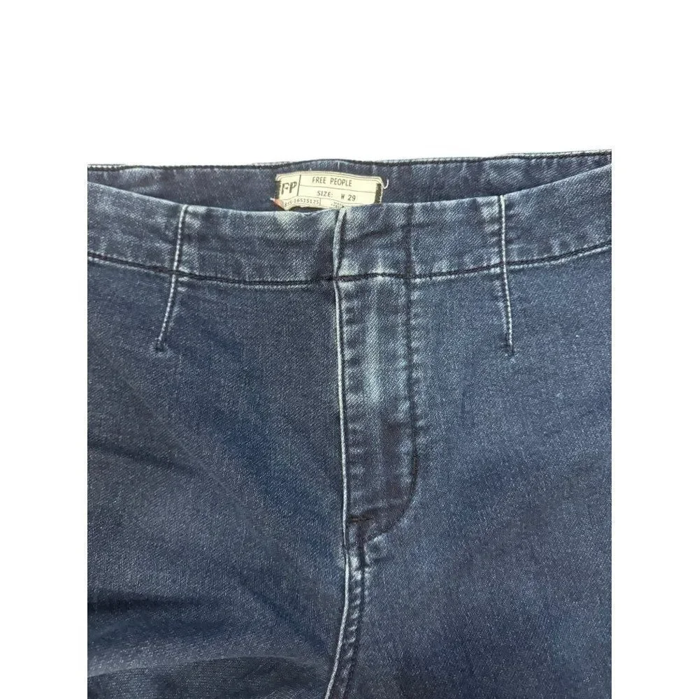 Free People Crop Stretch Comfy Jeans Sz 29 Women